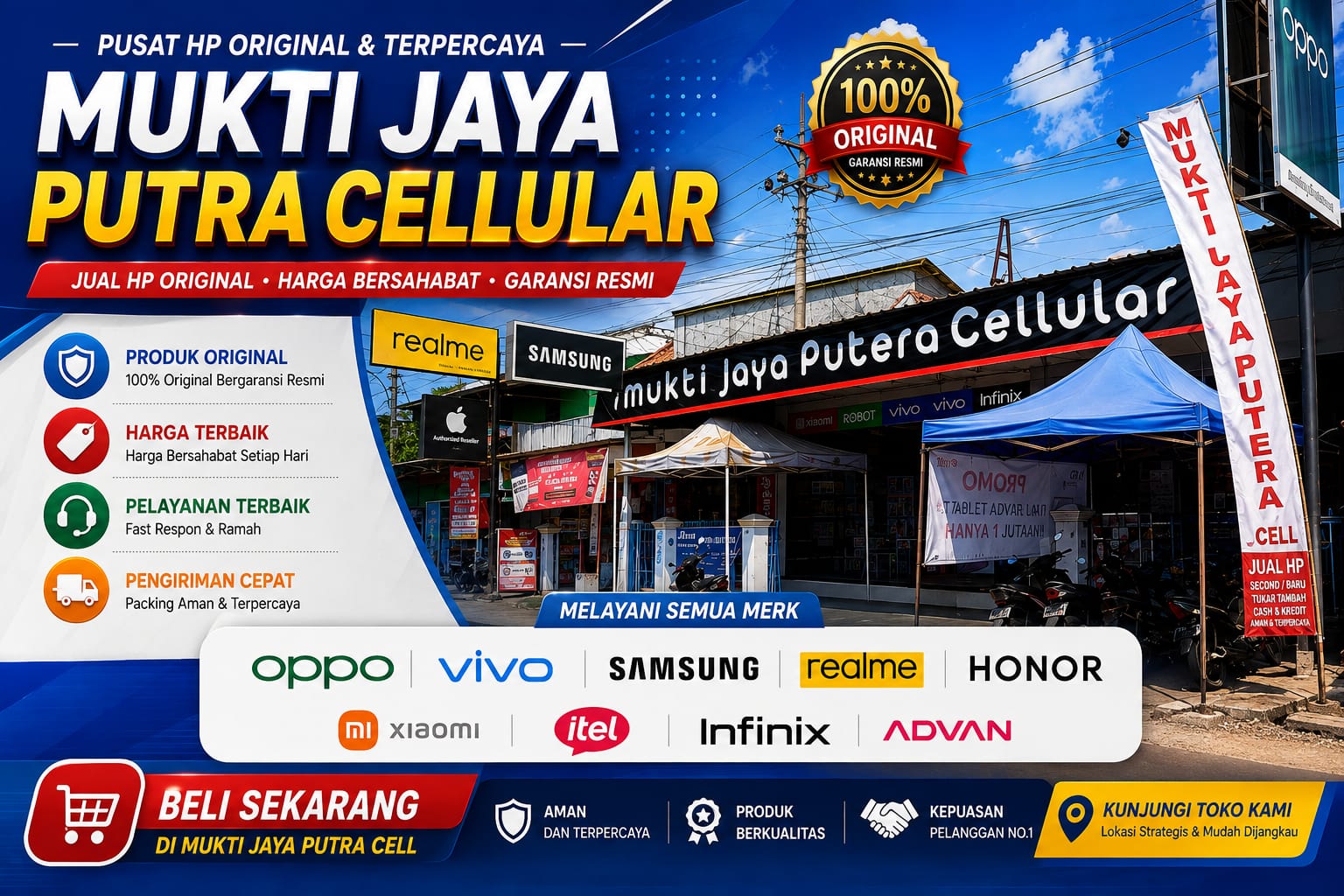 Tampak Toko HP Ciamis